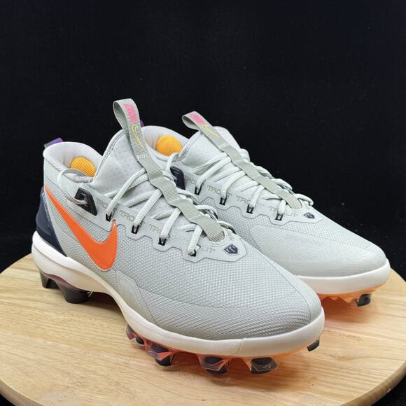 Nike Men\'s Force Zoom Trout 9 Elite Baseball Cleats HF1116-001 Gray Size 9.5 New main image 10